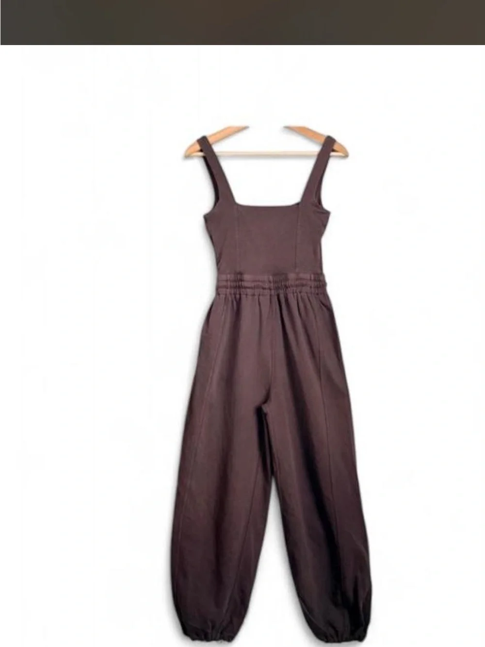 nwot FREE PEOPLE -brown inbound onesie XS